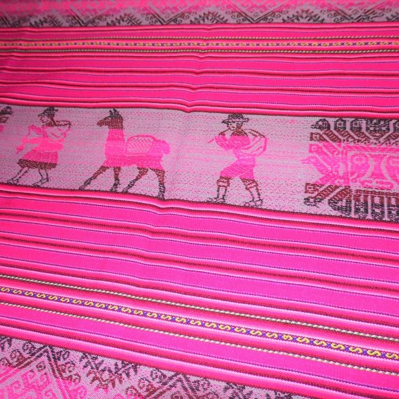 Pink   Tapestry Manta Lamas Designs - Picture 2 of 4